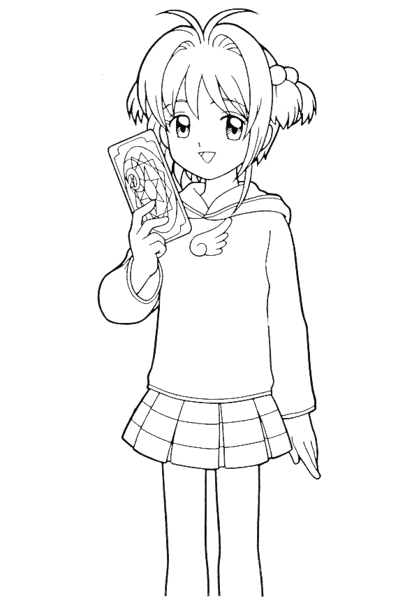 COLORIAGE SAKURA