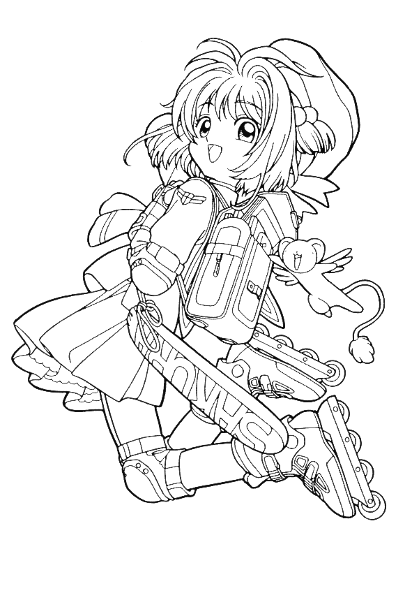 COLORIAGE SAKURA